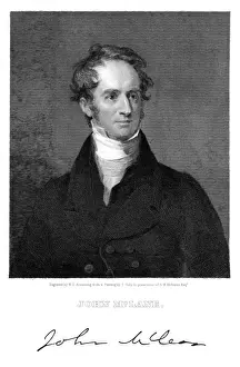 American Politician Biography Stampe: John Mc Lean