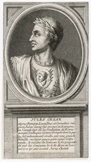 Roman Emperor Portrait Stampe: Julius Caesar (Anon)
