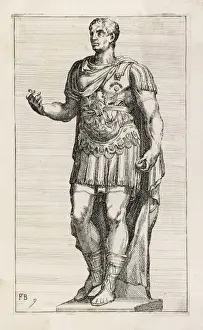 Ancient Roman Statues Stampe: Julius Caesar (Statue)