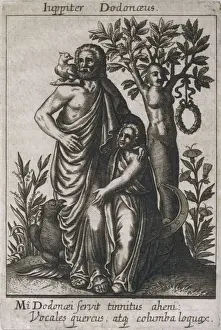 Ancient Greek Gods Artwork Stampe: Jupiter Dodoneus