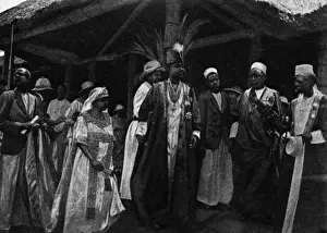 African Royalty Photos Stampe: The Kabaka of Buganda with his consort
