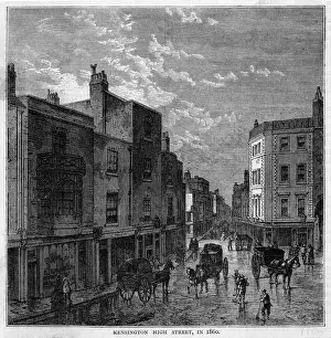 Kensington High Street History Stampe: Kensington High Street