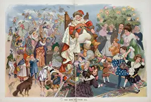Nursery Rhyme Characters Stampe: The king of them all