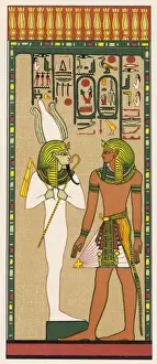 Pharaohs Of Egypt Stampe: King Seti & Osiris