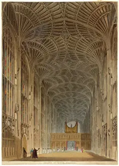 Università Stampe: Cappella Reale di King's College