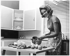 Vintage Cooking Techniques Stampe: In the Kitchen