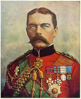 Stampe di Horatios, Conte di Kichener primo Conte di Chhartùm Soldato Generali E Leader Stampe: Stelle dell'esercito di Kitchener