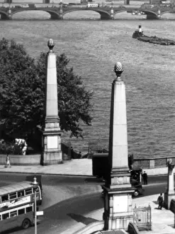 Lambeth Bridge London Stampe: Lambeth Bridge Columns