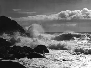 Dramatic Coastal Scenery Stampe: Lands End Wave Study
