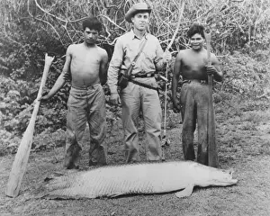 Fishing Village Life Stampe: A Large Catch