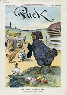 Puck Magazine Artwork Stampe: The latest in Easter eggs