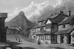 Ruined Castles In England Stampe: LAUNCESTON, Cornwall