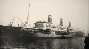 Transatlantic Liner Stampe: Leviathan refueling