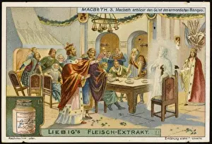 Victorian Era Illustrations Online Stampe: Liebig Macbeth 3