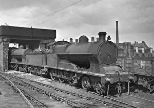 London Railway History Stampe: LMS steam engine