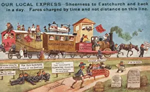 Railway Satire Stampe: Our Local Express (2 / 2)