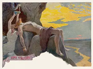 Mitologia Norrena Stampe: Loki e Sigyn