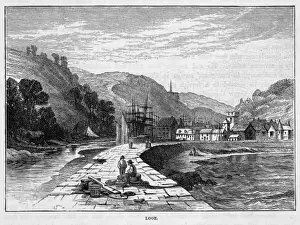 Cornwall Coastline Images Stampe: LOOE, Cornwall