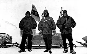 Captain Scott Expedition Stampe: Lt. Shackleton, Captain Scott and Dr. Wilson, Antarctica, 19