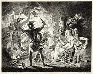 Shakespearean Art Prints Stampe: Macbeth / Apparitions