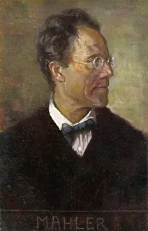 Stampe di Musico austriaco GUSTAV MAHLER Immagini Correlate Stampe: Mahler (Colore)