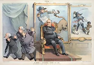 Puck Magazine Cartoons Stampe: It makes a difference where you are