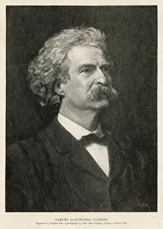American Writer Stampe: MARK TWAIN