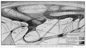 Mars Geological Features Stampe: Mars Canals