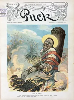 Puck Magazine Illustrations Online Stampe: The martyr
