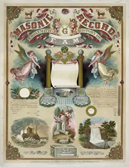 Freemasonry Symbols Stampe: Masonic record