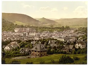 Nostalgic Coloured Photographs Stampe: Meiningen, Thuringia, Germany