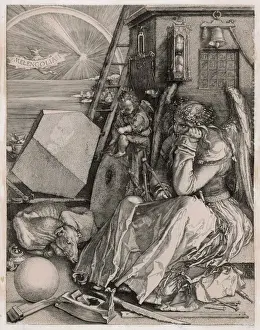 Stampe di Melancholia Albrecht Durer Stampe: Melancholia