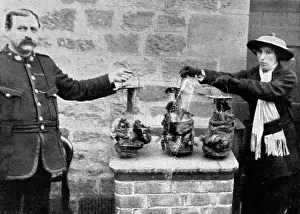 Incendiary Bomb Damage Stampe: Mementos of the attack