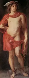 Historical Flemish Art Stampe: Mercury