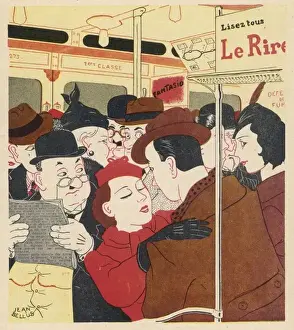 London Underground Stampe: Metro - Crowd