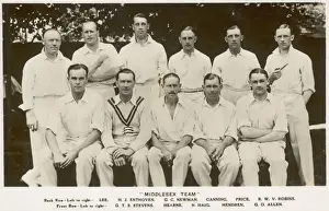 Middlesex Stampe: Il team di cricket del Middlesex, anni '30