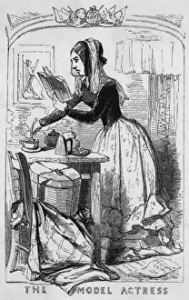 Historical Theatre Images Stampe: The Model Actress