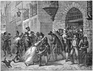 French Revolution Events Stampe: Moderates Released