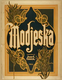 Vintage Theater Posters Stampe: Modjeska