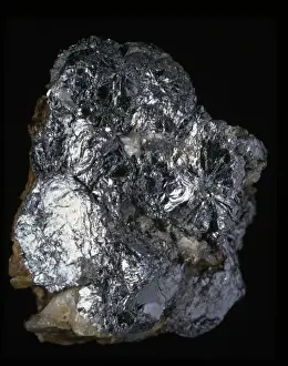 Natural History Museum Specimens Stampe: Molybdenite