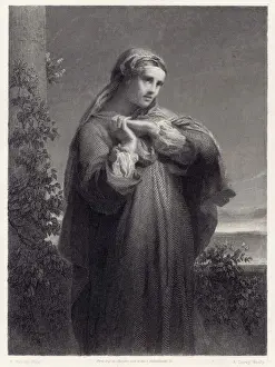 Medieval Saint Portraits Stampe: MONICA