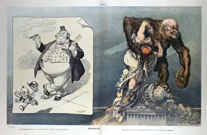 Puck Magazine Art Stampe: Monopoly