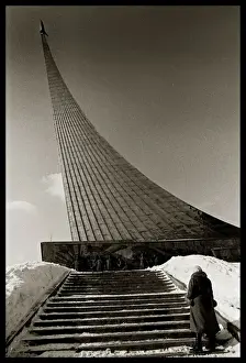Russia Stampe: Il Monumento ai Vincitori dello Spazio, Mosca
