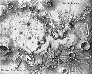 Space Phenomena Images Stampe: MOON MAP