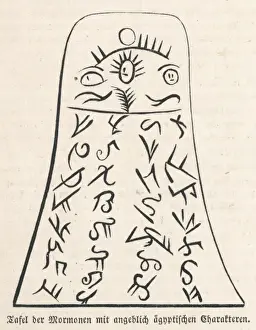 Historical Christianity Images Stampe: Mormon Tablet