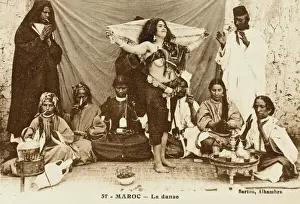 Marocco Stampe: Ballerina marocchina