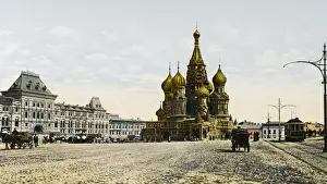 Moscow Red Square Stampe: Moscow / Red Square C1908