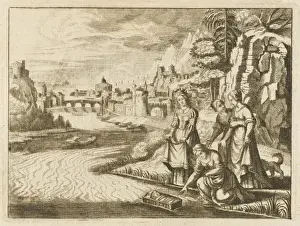 Historical Biblical Events Stampe: Moses Found