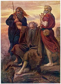 Old Testament Art Prints Stampe: Moses Hands Held Up