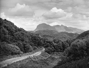 Scottish Mountain Scenery Stampe: Mount Suilven